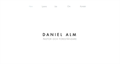Desktop Screenshot of danielalm.se