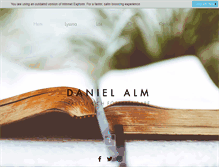 Tablet Screenshot of danielalm.se